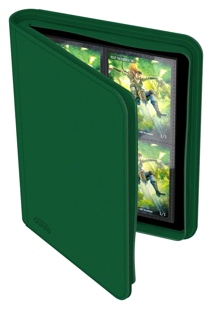 Ultimate Guard Zipfolio 160 8-Pocket Xenoskin trading card binder