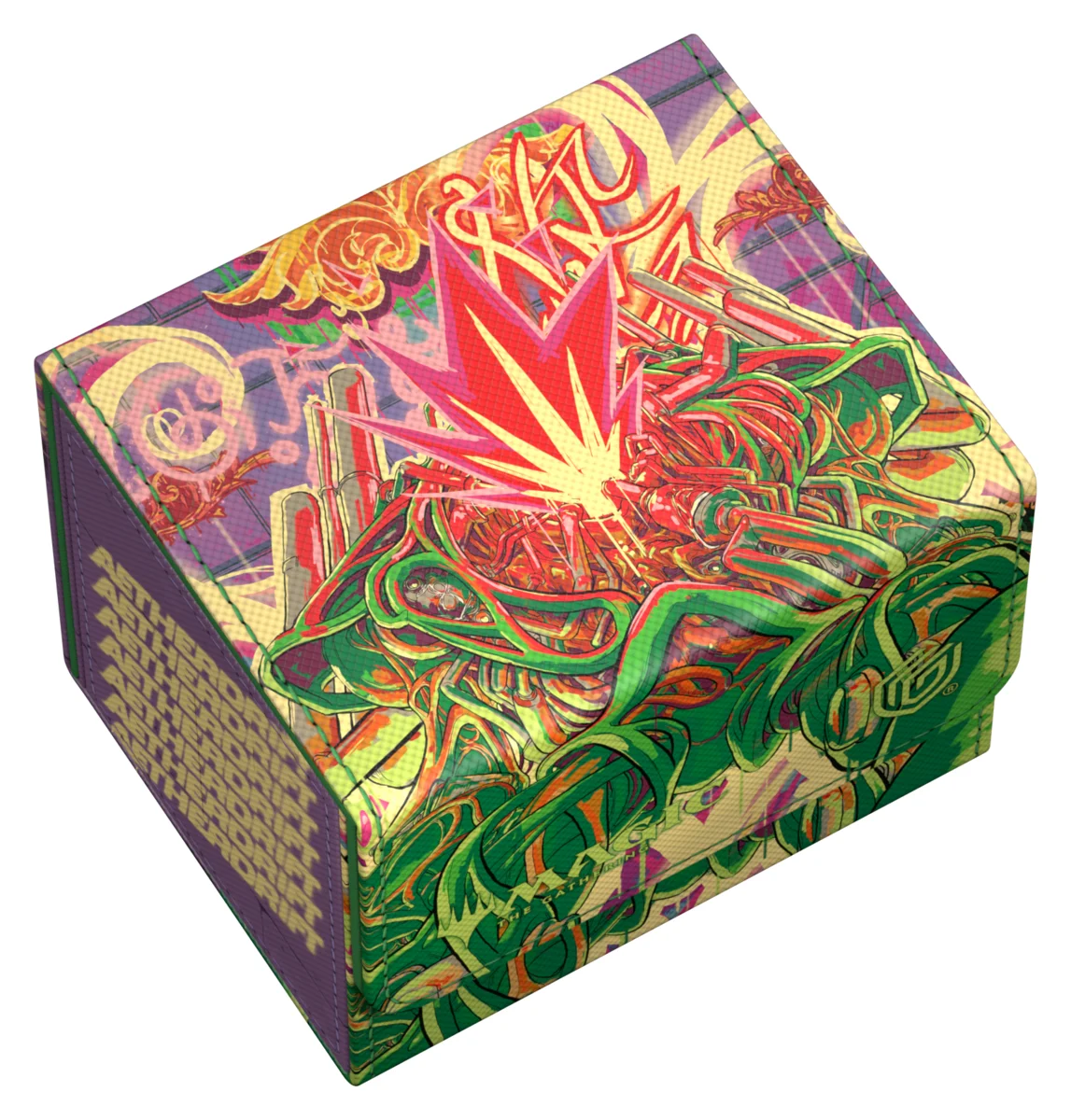 Ultimate Guard Sidewinder 100+ Xenoskin deck box from Magic: The Gathering's Aetherdrift set