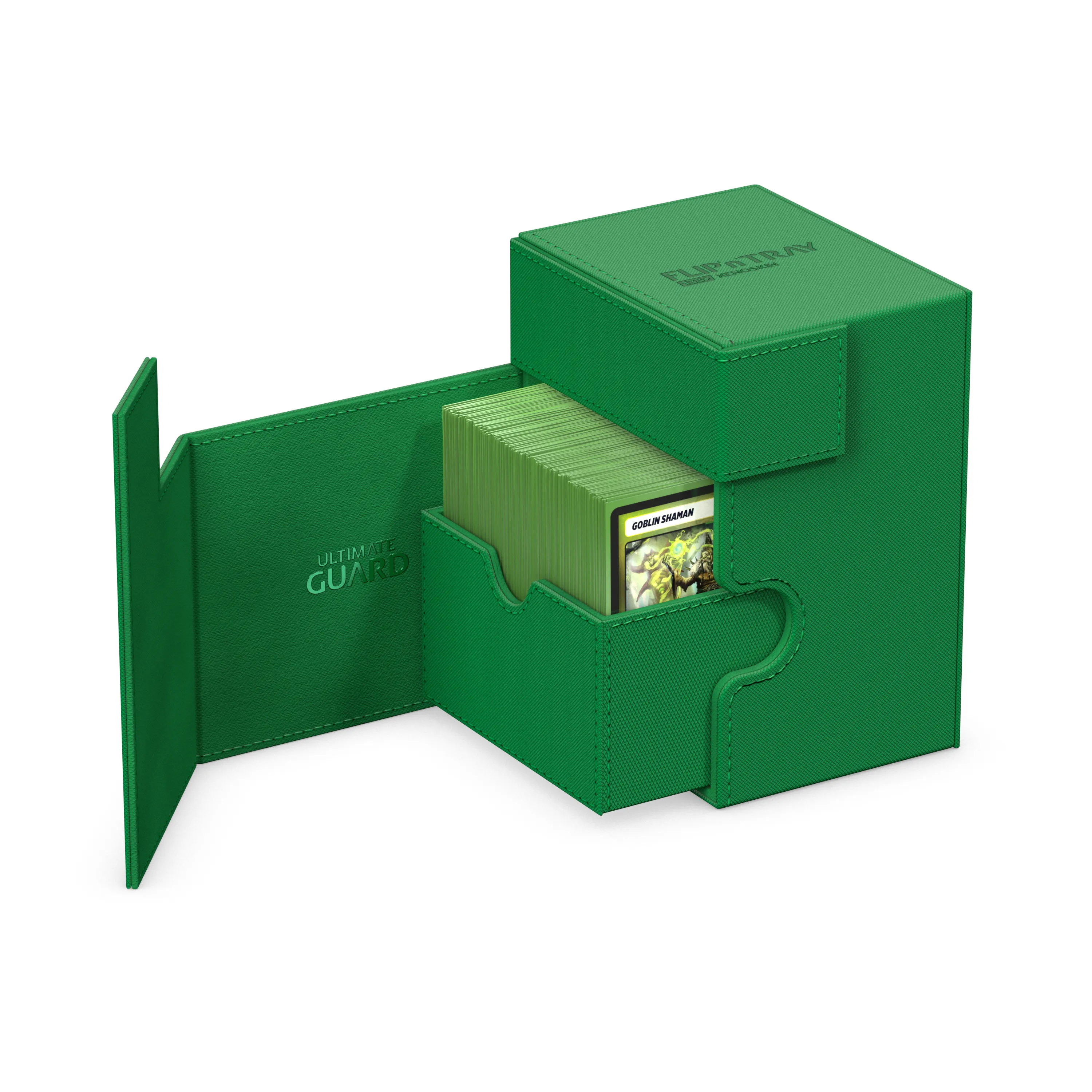 Ultimate Guard Card Deck Box Flip'n'tray 133+ Green Grün