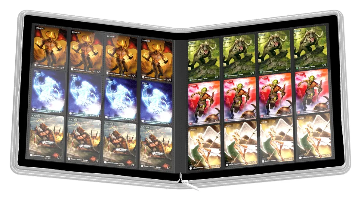 Ultimate Guard Zipfolio 480 24-Pocket Xenoskin trading card binder 