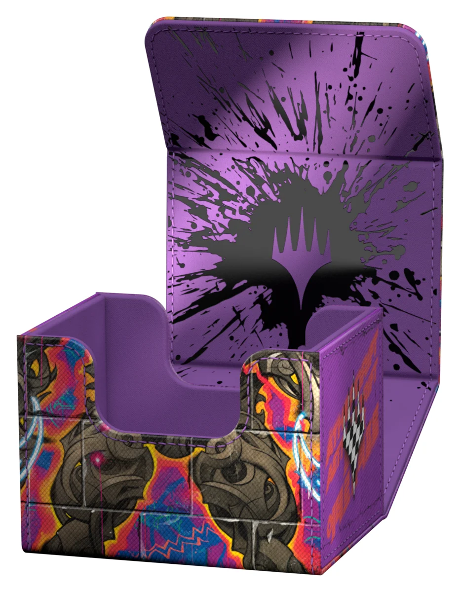 Ultimate Guard Sidewinder 100+ Xenoskin deck box from Magic: The Gathering's Aetherdrift set