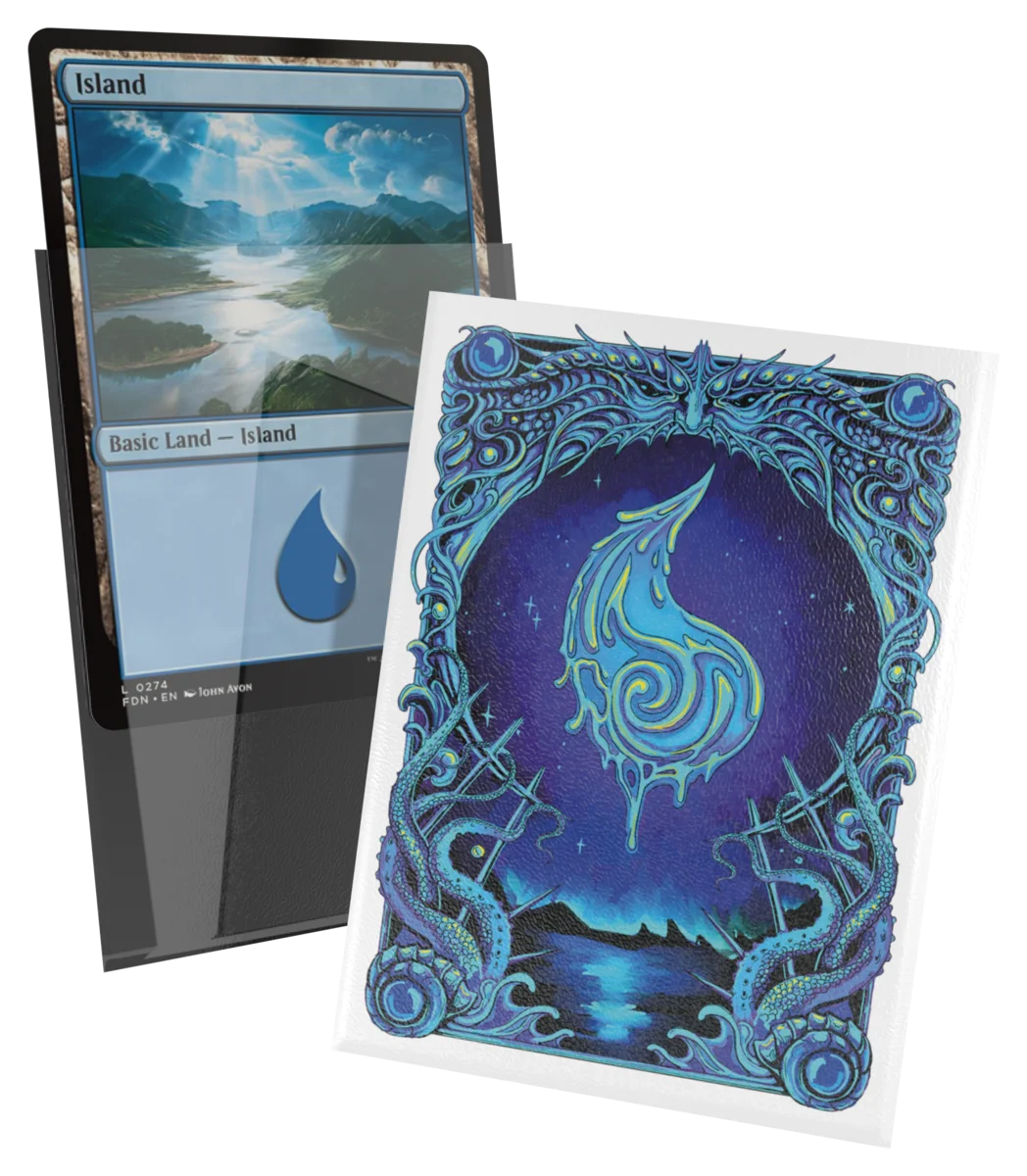 Ultimate Guard Art Sleeves Magic: The Gathering  "Mana Token" - Island