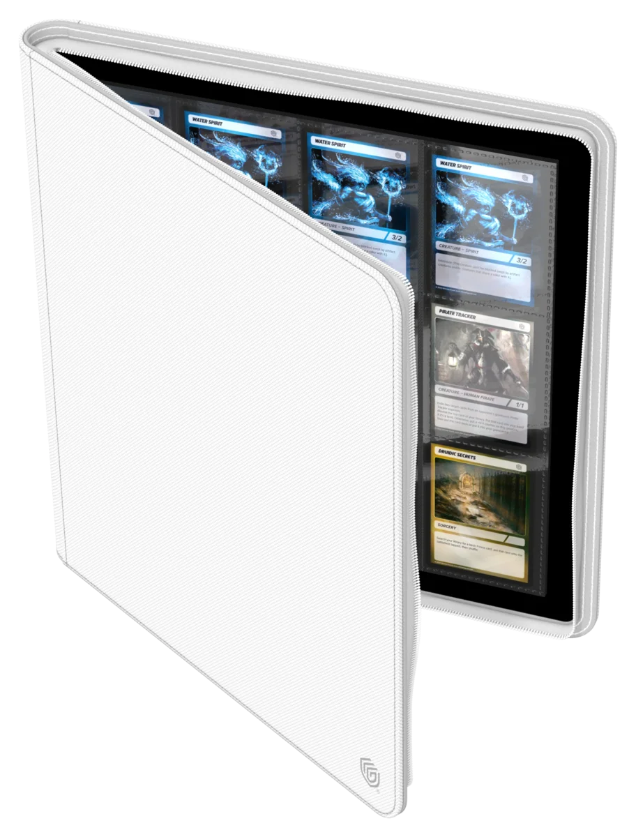 Ultimate Guard Zipfolio 480  24-Pocket Xenoskin - White