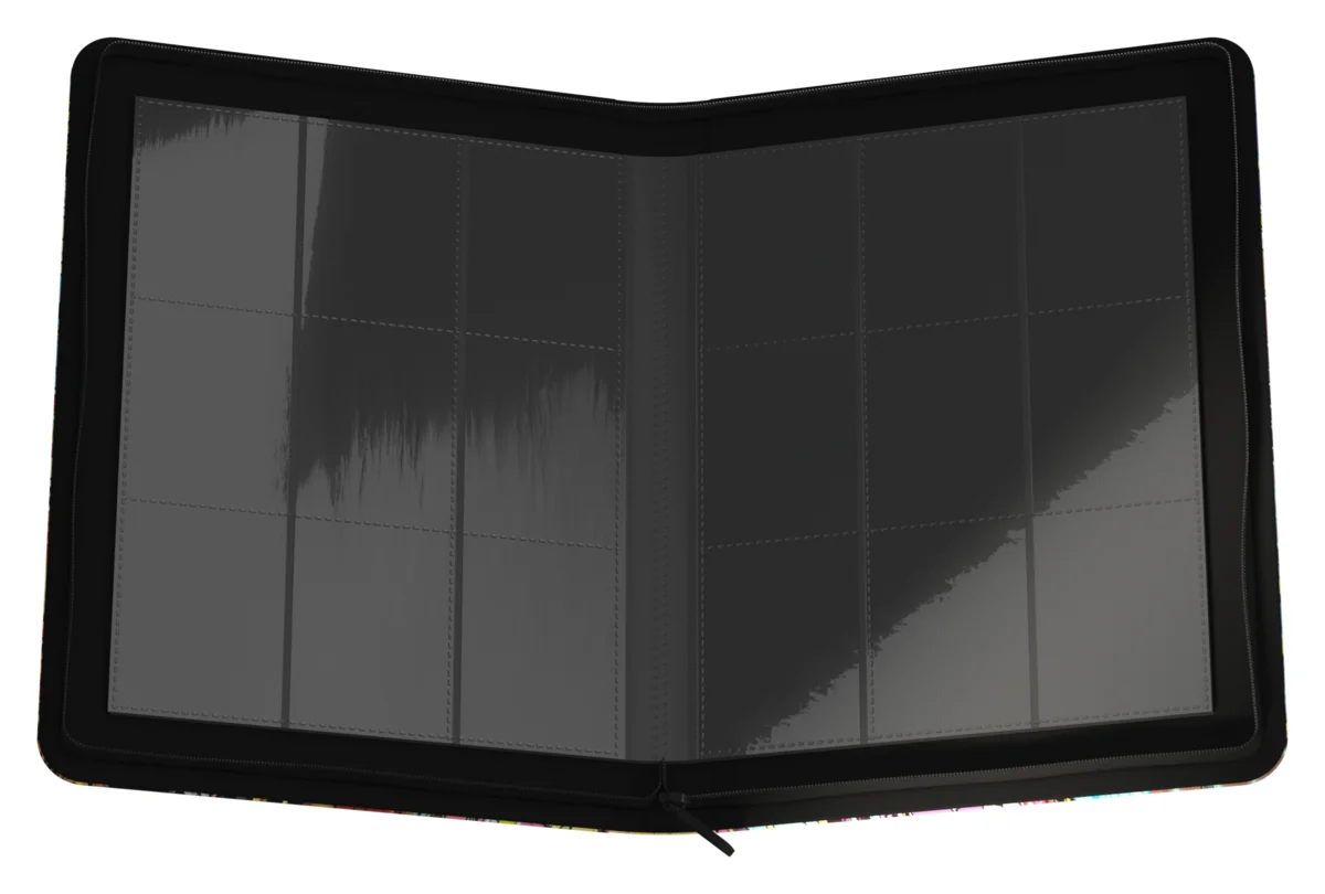 Ultimate Guard Zipfolio 360 18-Pocket Xenoskin trading card binder from Magic: The Gathering's Aetherdrift set