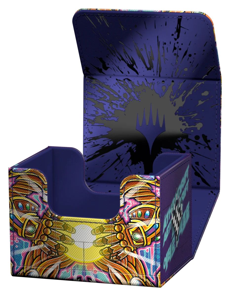 Ultimate Guard Sidewinder 100+ Xenoskin deck box from Magic: The Gathering's Aetherdrift set