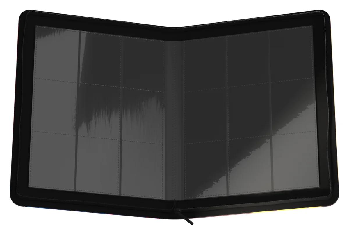 Ultimate Guard Zipfolio 360 18-Pocket Xenoskin trading card binder from Magic: The Gathering's Aetherdrift set