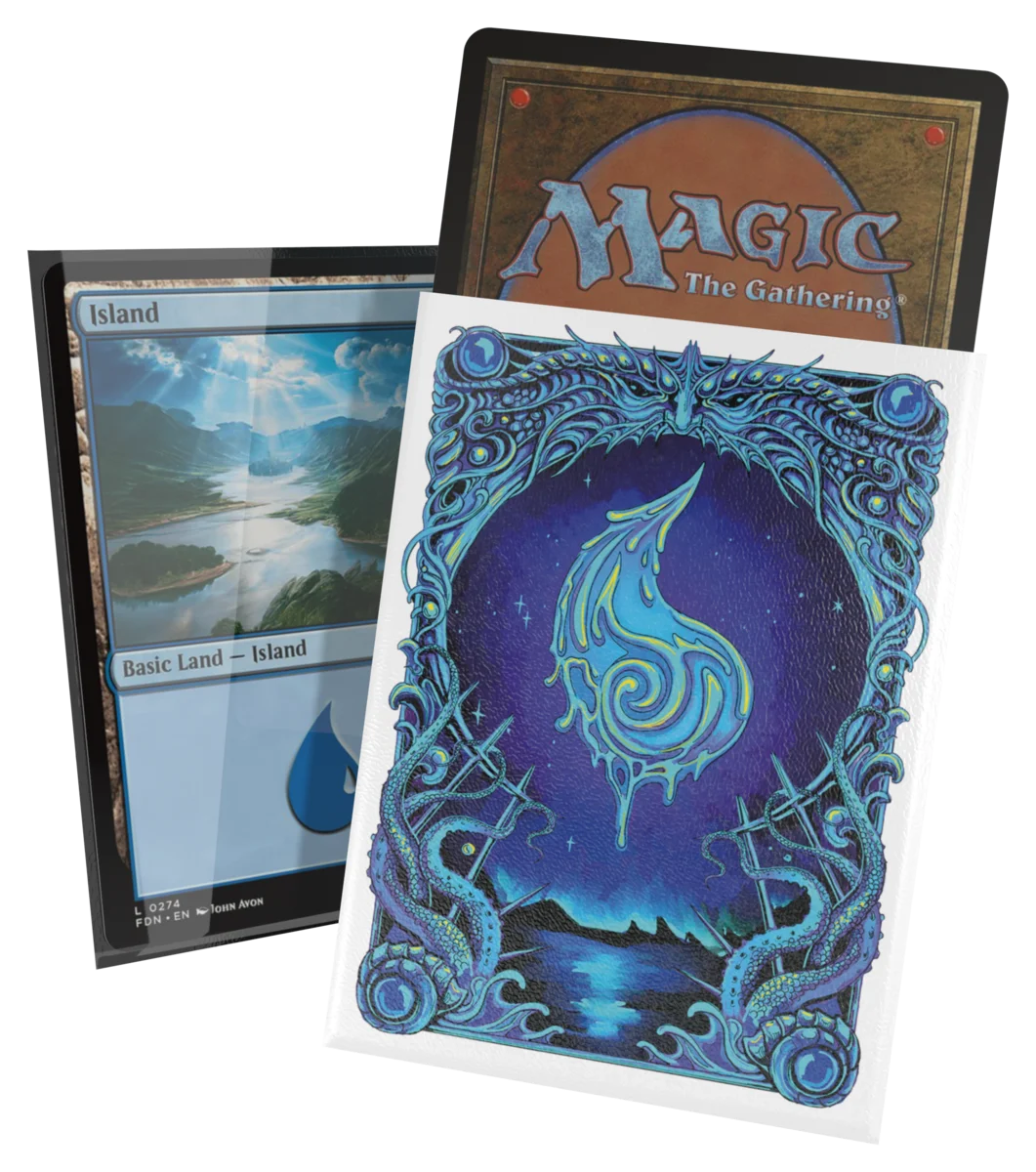 Ultimate Guard Art Sleeves Magic: The Gathering  "Mana Token" - Island