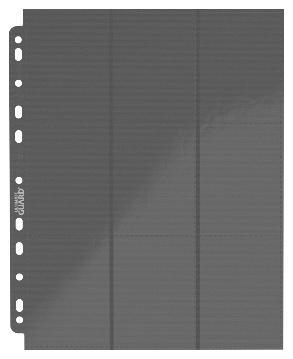 Ultimate Guard 18-Pocket Pages Side-Loading (10) - Grey