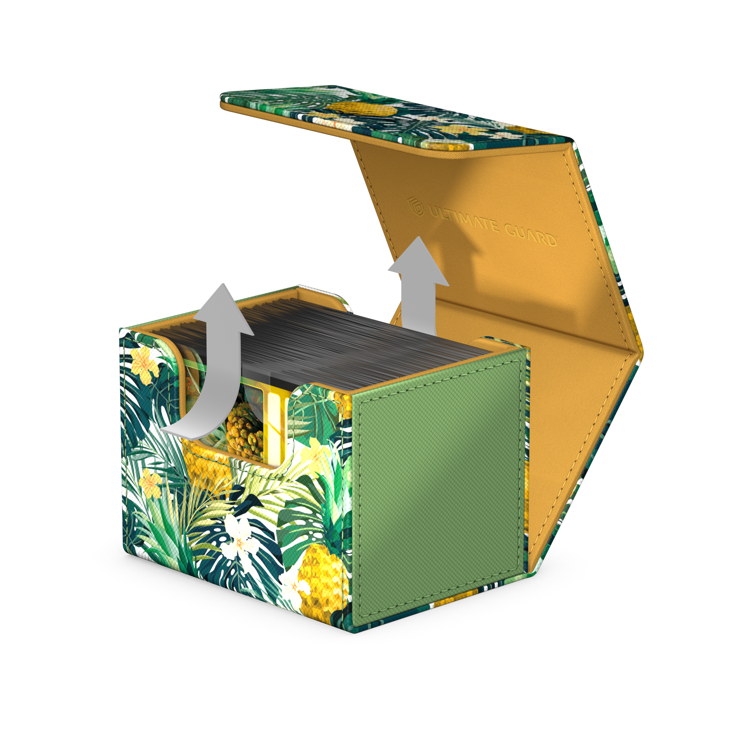 Ultimate Guard Card Deck Box Sidewinder 100+ Floral Places Bahia Green