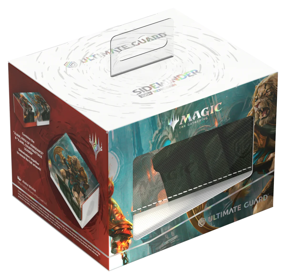 Ultimate Guard Sidewinder 100+ Xenoskin Magic: The Gathering "Reality Fracture" - Ajani, Counterattack Leader