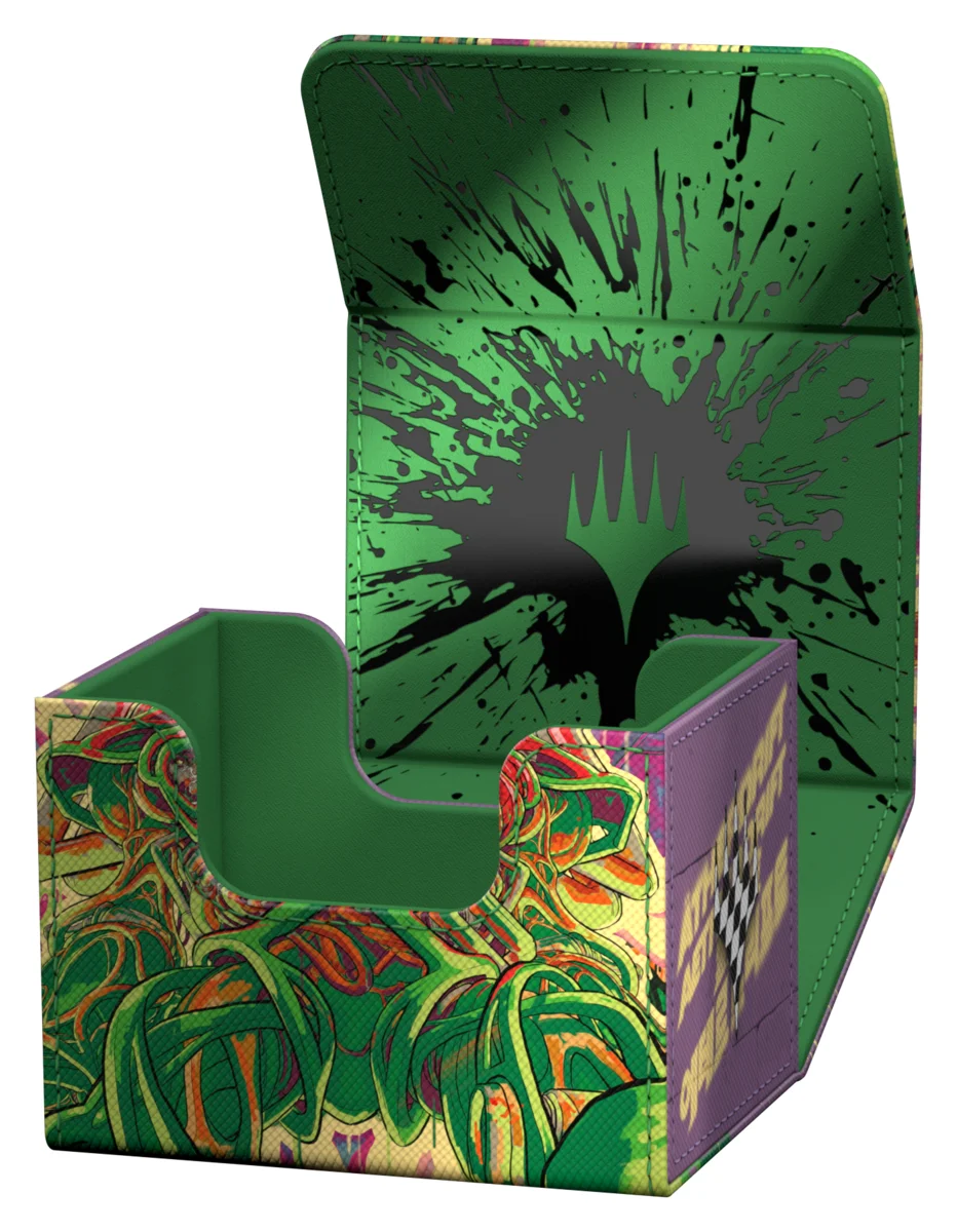 Ultimate Guard Sidewinder 100+ Xenoskin deck box from Magic: The Gathering's Aetherdrift set