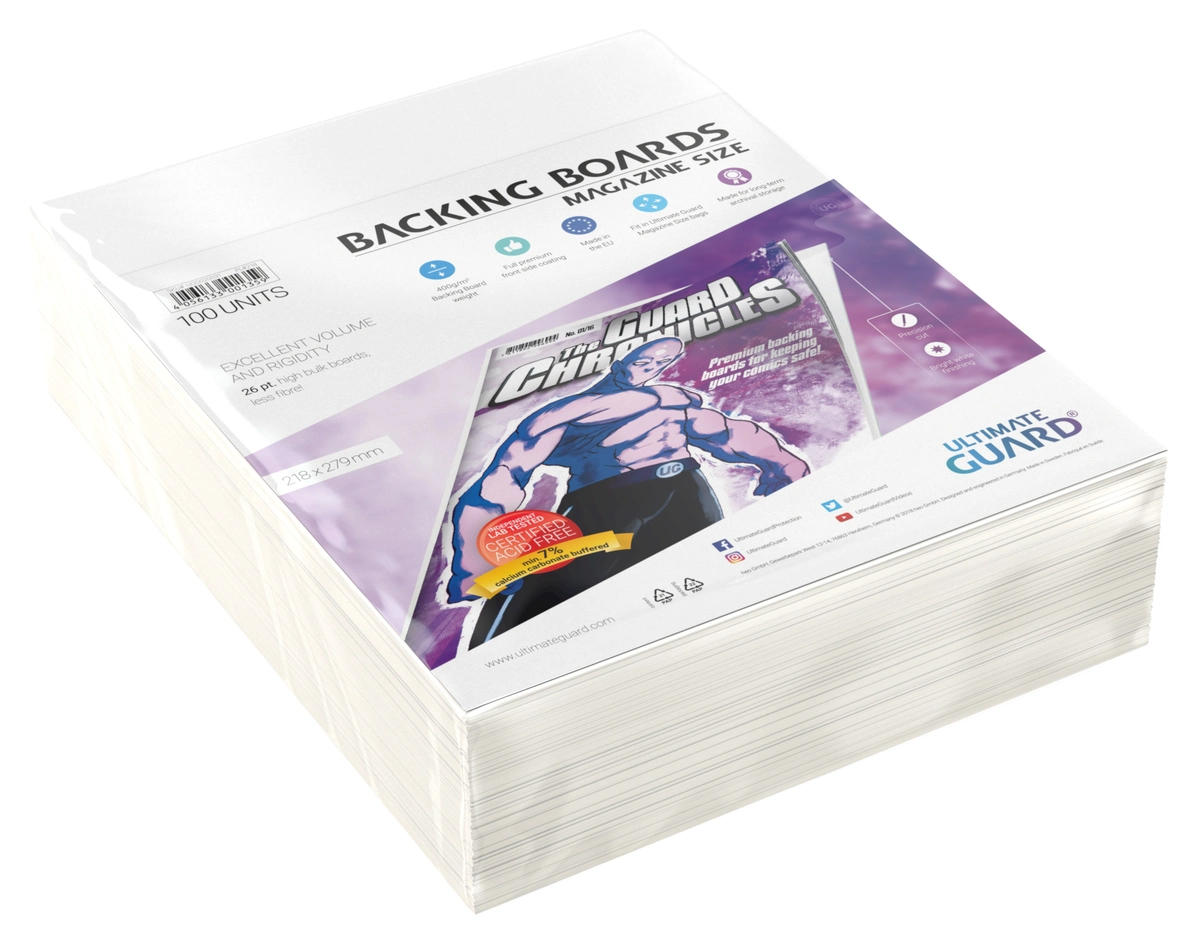 100 Bustine Per Fumetti Formato Magazine – Senza Acidi, Con Chiusura Adesiva, Alta Trasparenza Per Collezionisti