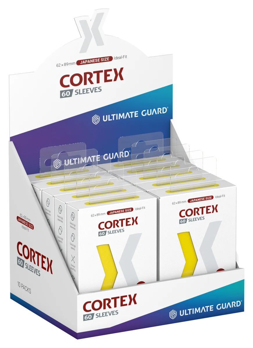 Ultimate Guard Cortex Sleeves Japanese Size (60) - Yellow