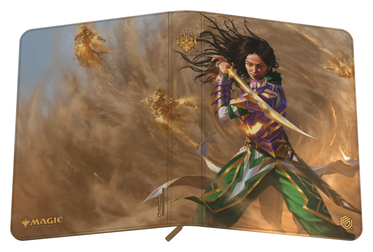 Ultimate Guard Zipfolio 360 18-Pocket Xenoskin trading card binder from Magic: The Gathering's Tarkir set