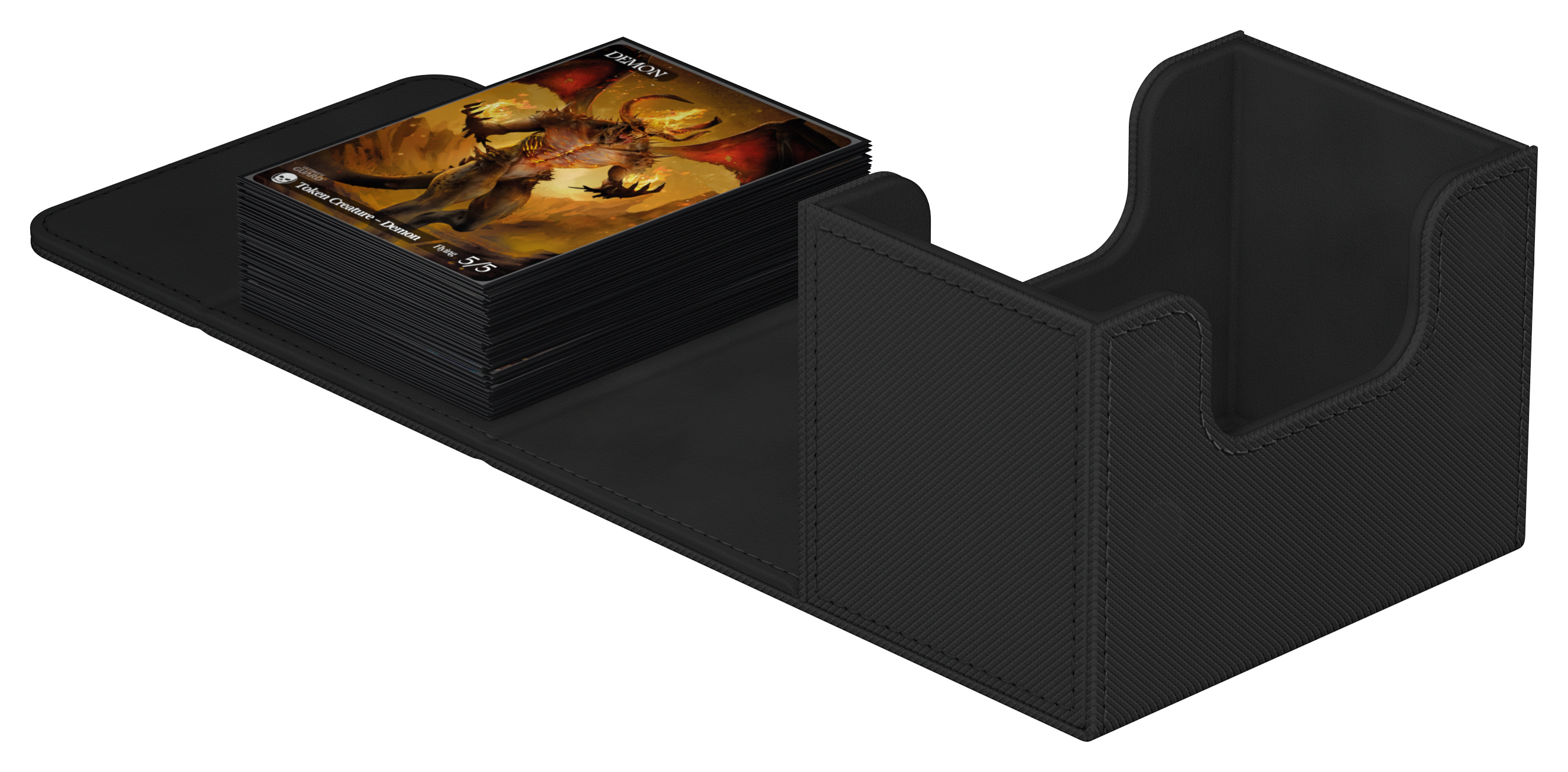 Ultimate Guard Card Deck Box Sidewinder 80+ Black Schwarz