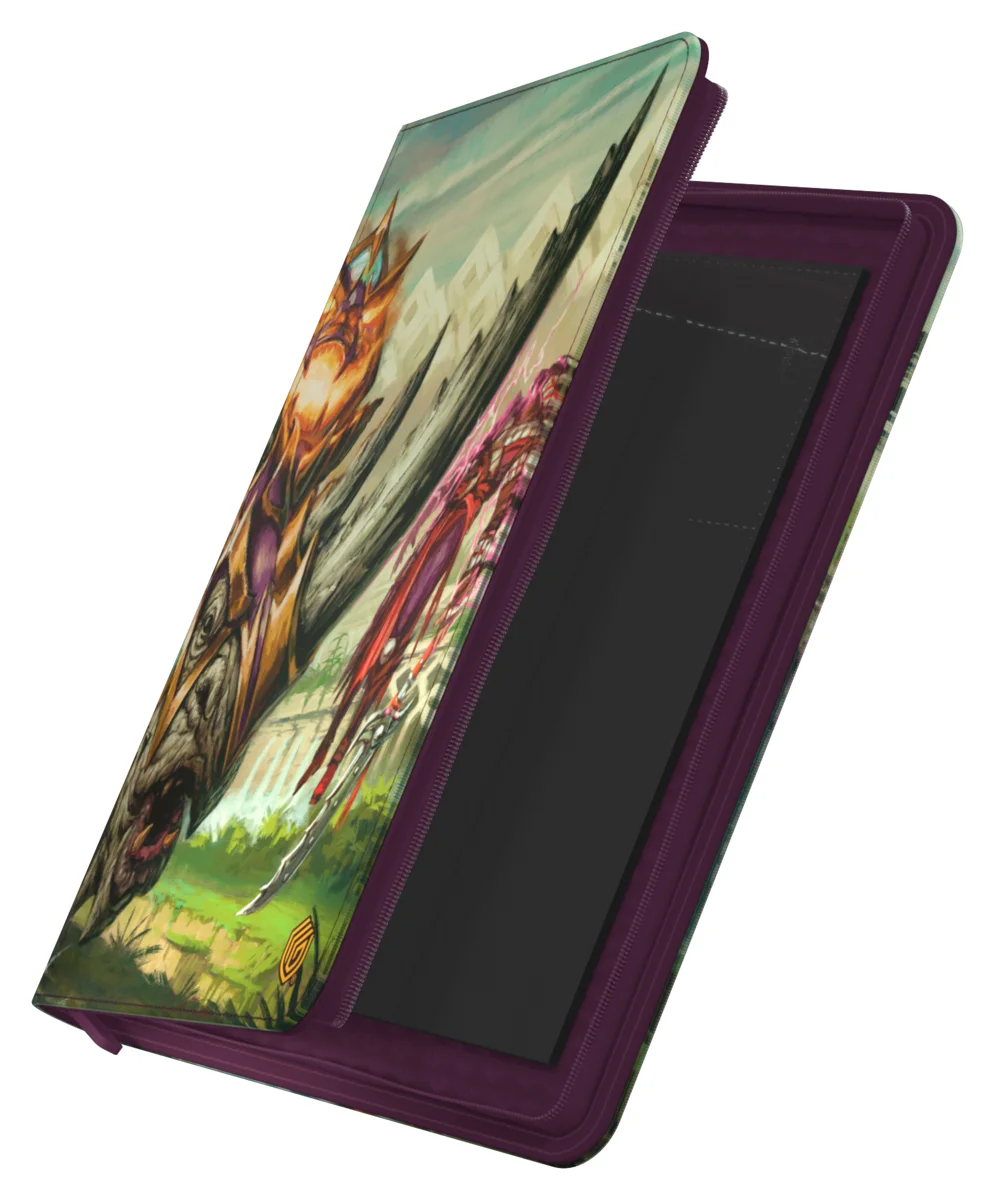 Ultimate Guard Zipfolio 360 18-Pocket Xenoskin trading card binder from Magic: The Gathering's Tarkir set