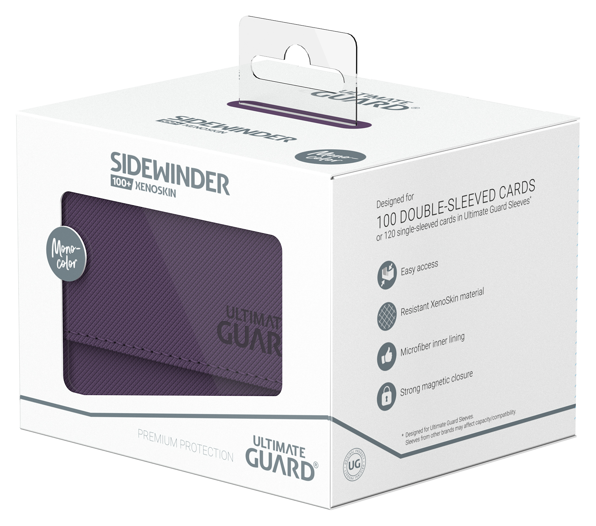 Ultimate Guard Card Deck Box Sidewinder 100+ Purple Violette