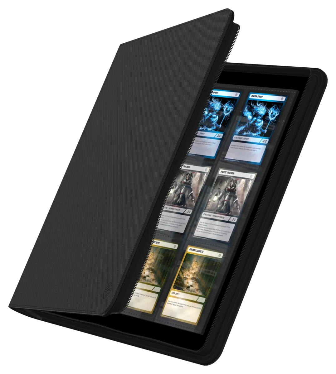 Ultimate Guard Zipfolio 480  24-Pocket Xenoskin - Black