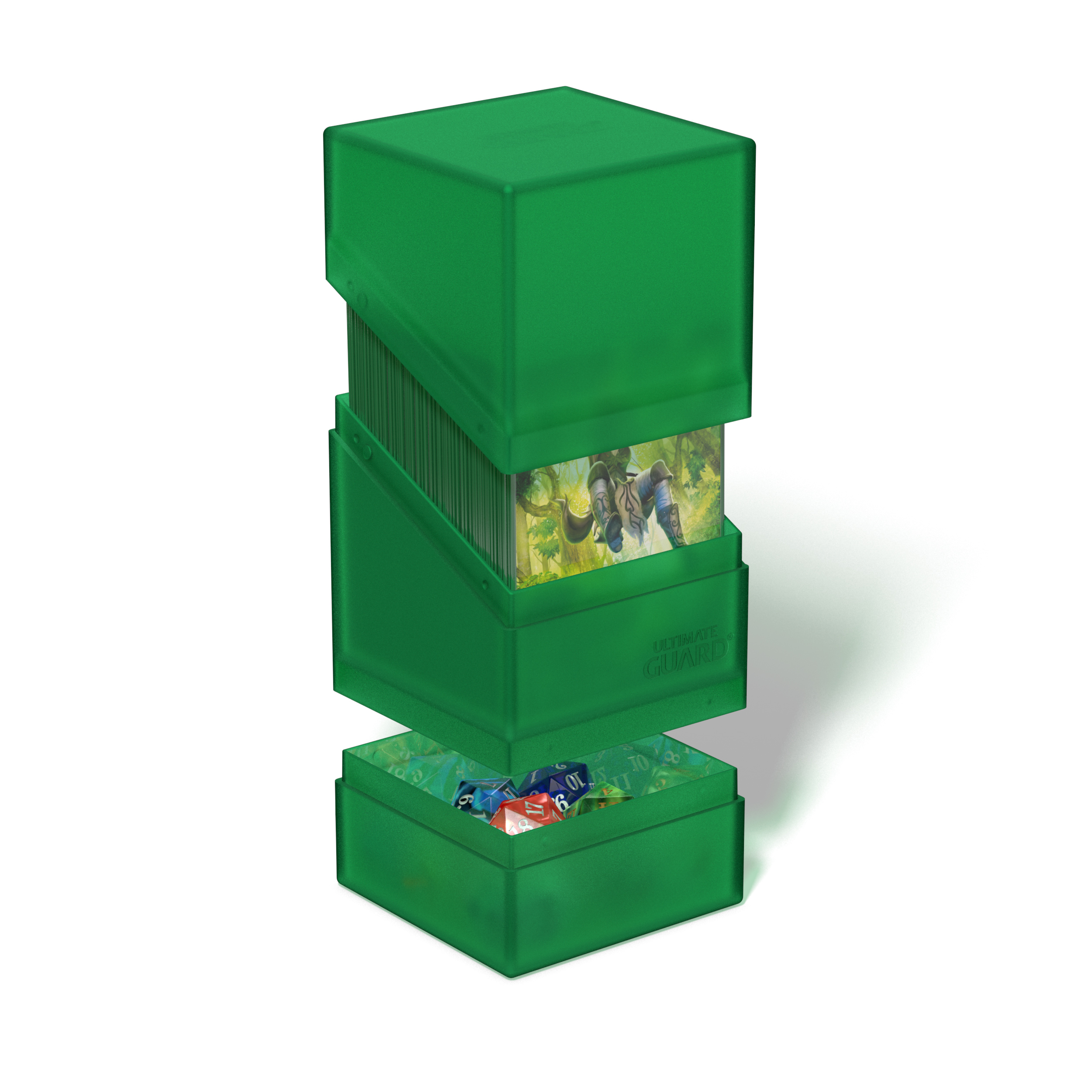 Ultimate Guard Card Deck Box Boulder'n'Tray 100+ Emerald