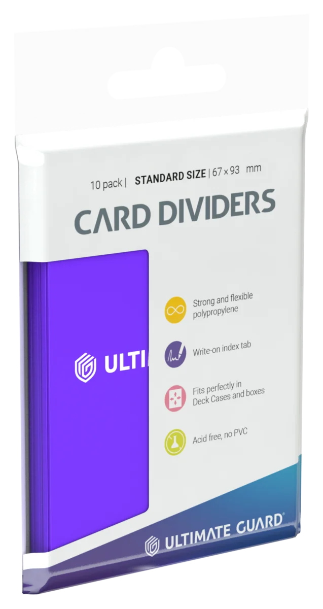 Ultimate Guard Card Dividers Standard Size (10) - Purple