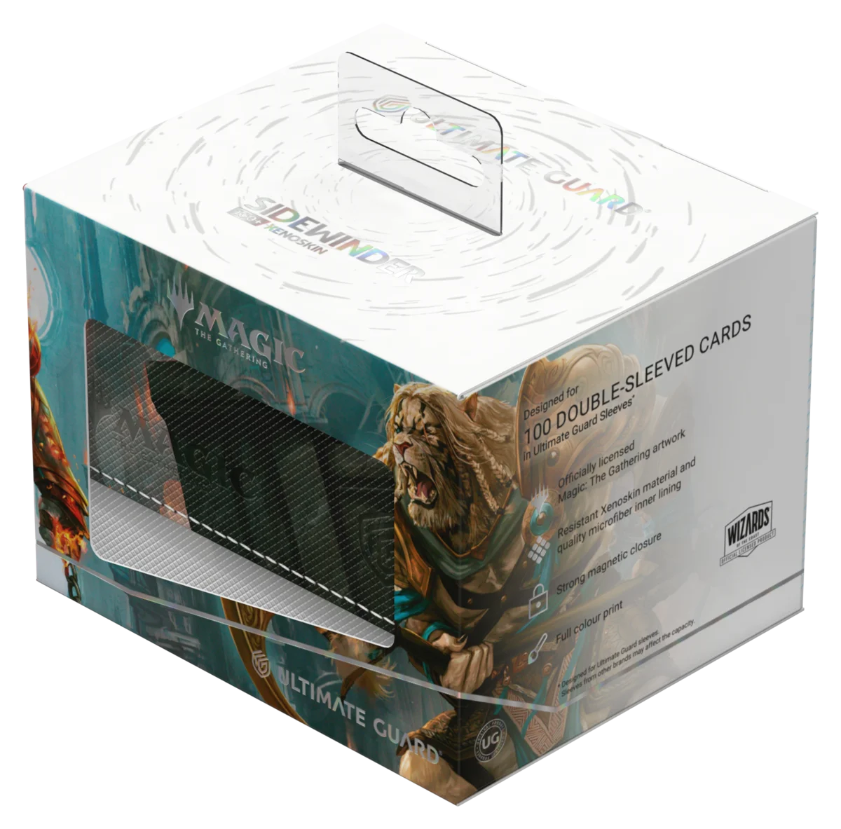 Ultimate Guard Sidewinder 100+ Xenoskin Magic: The Gathering "Reality Fracture" - Ajani, Counterattack Leader