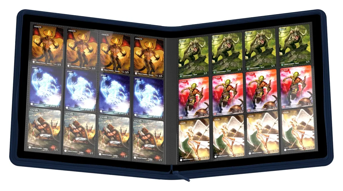 Ultimate Guard Zipfolio 480 24-Pocket Xenoskin trading card binder 