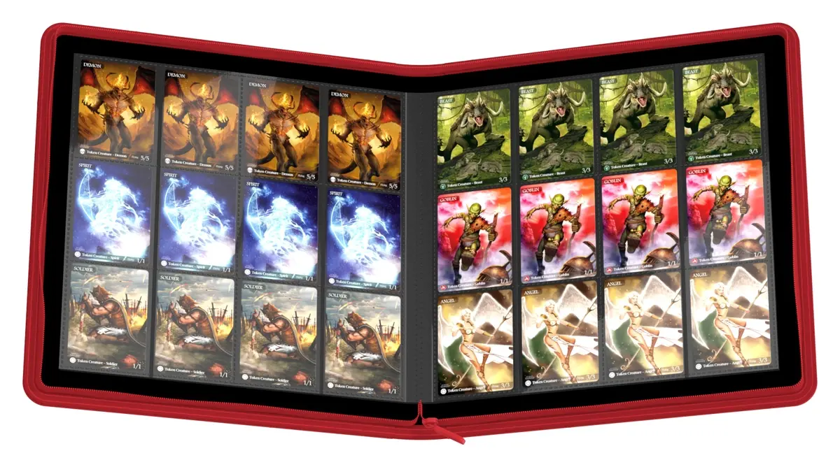 Ultimate Guard Zipfolio 480 24-Pocket Xenoskin trading card binder 