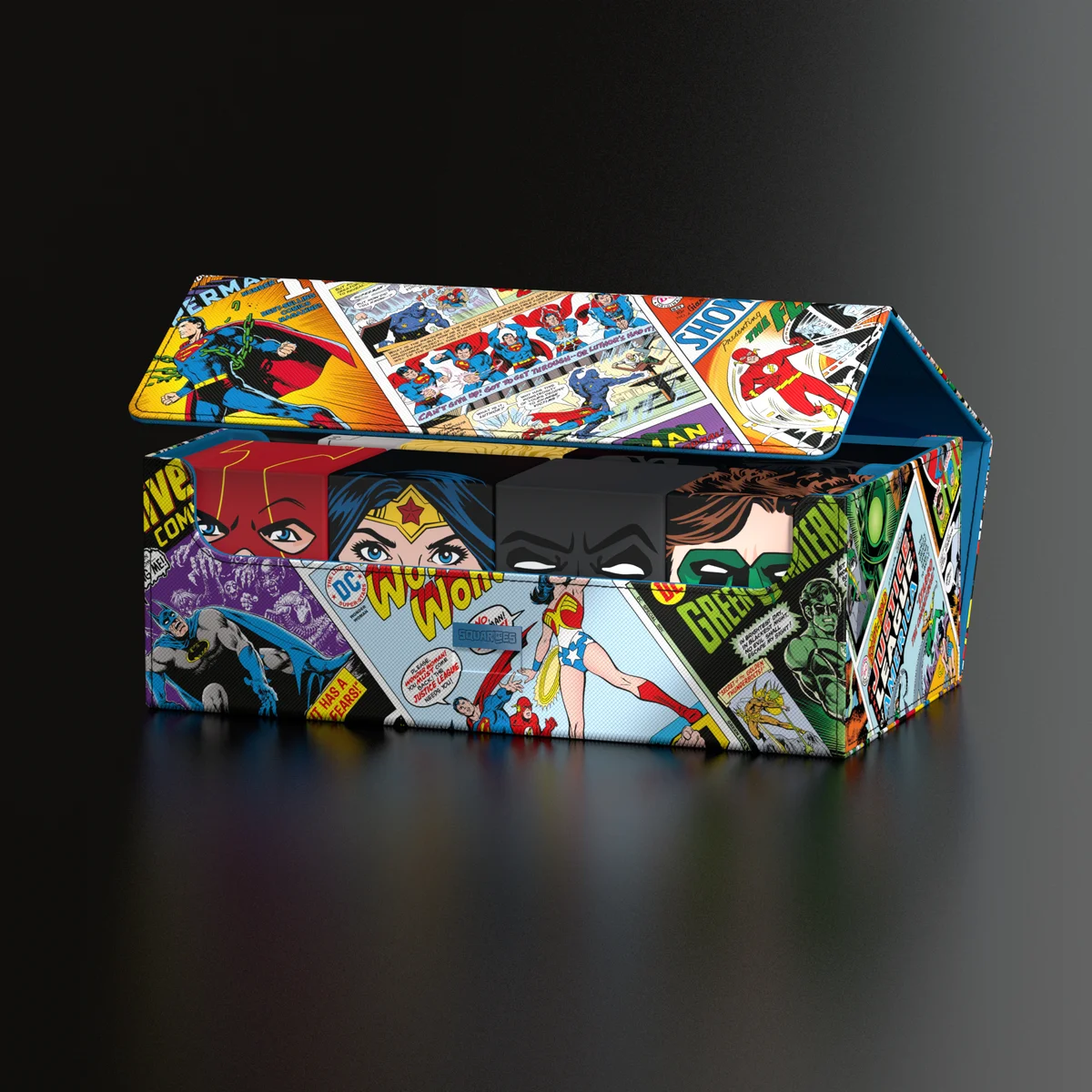 Squaroes Collectors Case DC Justice League mass storage deck box by Ultimate Guard