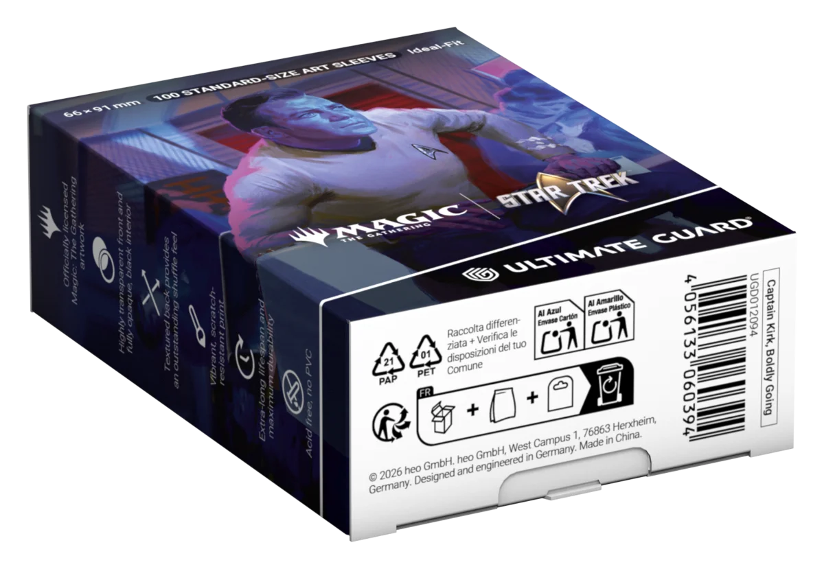 Ultimate Guard Art Sleeves Magic: The Gathering | Star Trek - Captain Kirk, Boldly Going