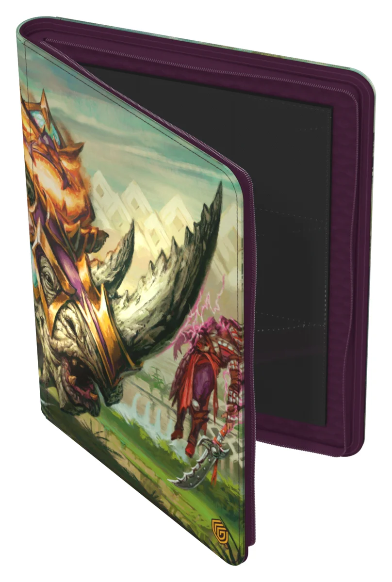 Ultimate Guard Zipfolio 360 18-Pocket Xenoskin trading card binder from Magic: The Gathering's Tarkir set