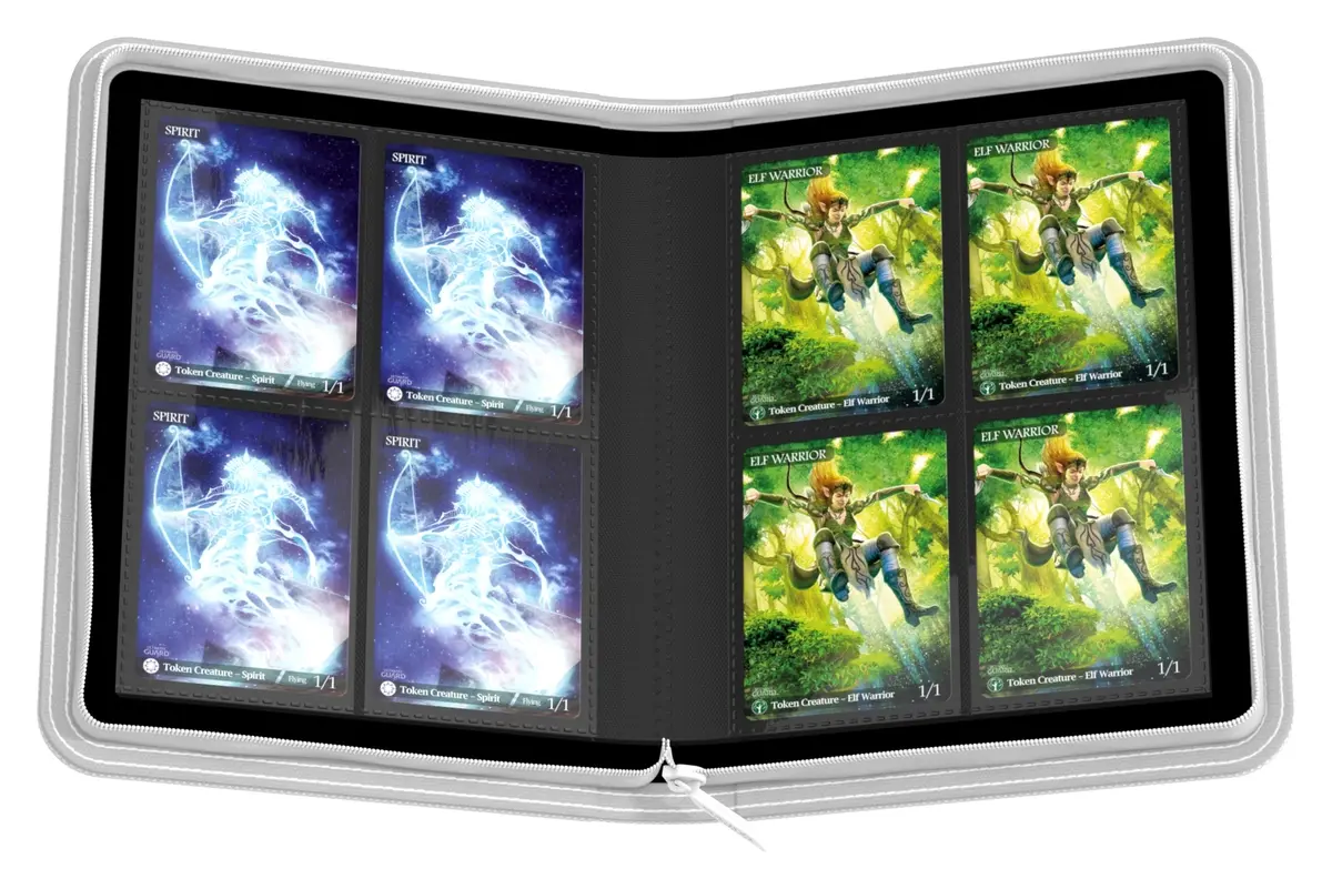 Ultimate Guard Zipfolio 160 8-Pocket Xenoskin trading card binder