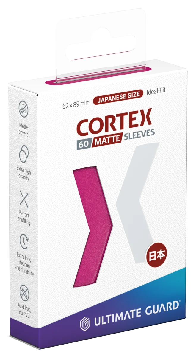 Ultimate Guard Cortex Sleeves Matte Japanese Size (60) - Pink